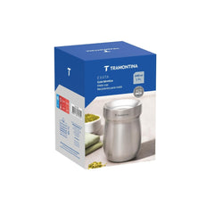 Cuia Térmica Tramontina Exata Aço Inox 240 ml Parede Dupla Isolamento A Vácuo Conserva Temperatura