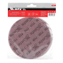 Disco de Lixa Telado com Velcro para Parede e Teto Grão 150 150mm 5 Unidades MTX 7388255