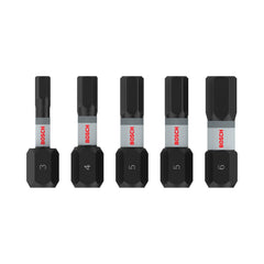 Jogo De Bits Bosch Pro Hex Impact 25mm 5Un