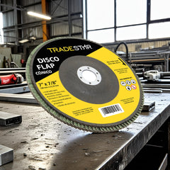Disco Flap 180 mm G60 Fibra Conico Aço Tradestar