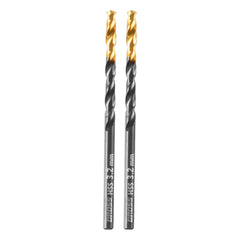 Broca Para Metal 3,2mm HSS Revestimento Nitreto Titânio Golden 2 Peças
