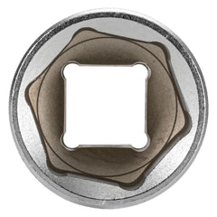 Soquete Sextavado 1/2'' 23mm CrV Stels 1382355 Encaixe Automotivo