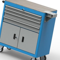 Carro para ferramentas com 4 Gavetas e 2 Portas 156A CMB