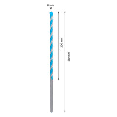 Broca Bosch Expert Cyl-9 Multiconstruction Ø8 X 200 X 250 mm
