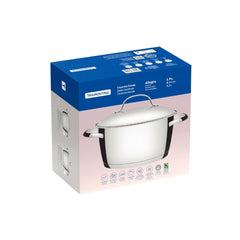 Caçarola Funda Tramontina Allegra Aço Inox Fundo Triplo 22 cm 4,2 L Compatível Com Indução