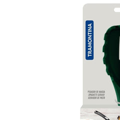 Pegador De Massa Tramontina Live Silicone Verde Cabo Madeira Resistente 210°C Antiaderente