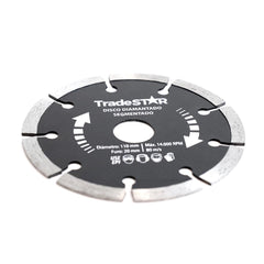 Disco Diamantado 110 mm Segmentado Furo 20 mm Tradestar