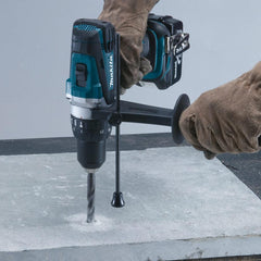 Parafusadeira Furadeira 18V LXT Com 2 Baterias Carregador Maleta Punho e Limitador DHP458RFE Makita