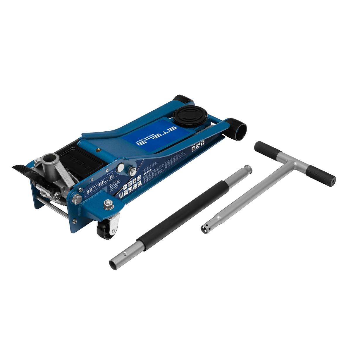 Macaco Hidráulico Jacaré 3T Rebaixado 75-505mm com Pedal Stels 5113755