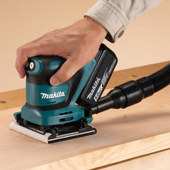 Lixadeira Orbital Sem Fio 18V Com 2 Baterias Carregador Maleta Mak-Pac Saco Coletor DBO480RTJ Makita