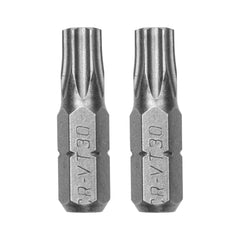Bit Torx T30 25 mm Cromo Vanádio 2 Peças Haste 1/4 Polegada Mtx