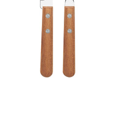 Jogo De Talheres Tramontina Churrasco 12 Peças Aço Inox E Madeira Natural Com Tratamento Térmico