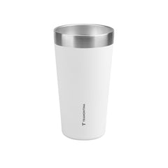 Copo Térmico Tramontina Exata Aço Inox Branco Sem Tampa 420 Ml Parede Dupla