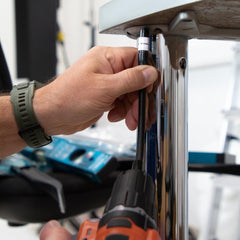 Extensão Flexível Para Bits Cromo Vanádio Encaixe 1/4'' 190mm Com Anel Giratório E Suporte Magnético