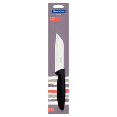 Faca Santoku Tramontina Plenus 5 Polegadas Aço Inox Cabo Polipropileno Preto Cozinha Profissional