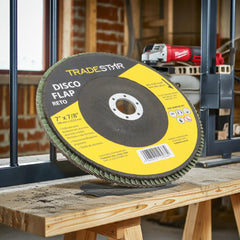 Disco Flap 180 mm G50 Fibra Reto Aço Tradestar