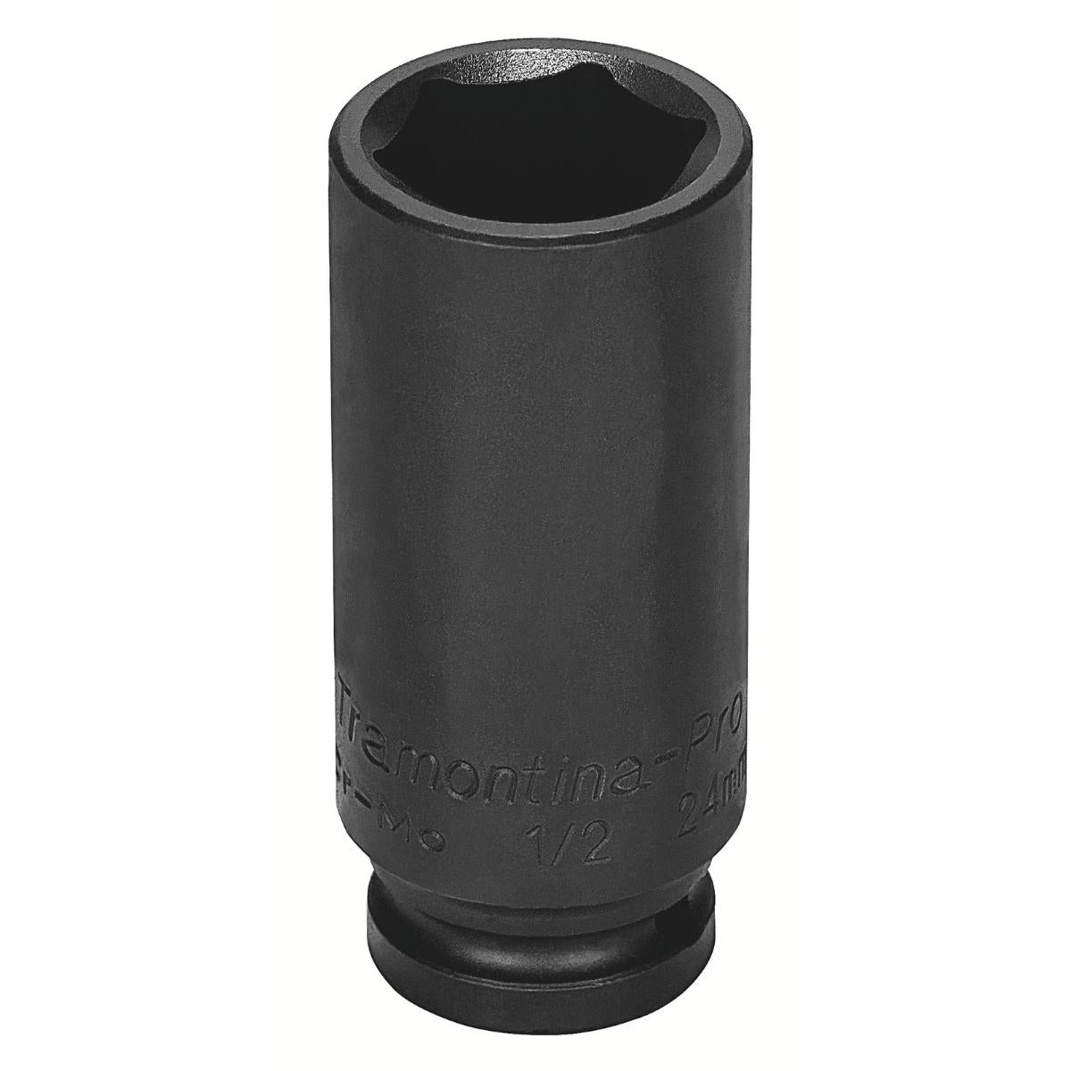 Soquete Impacto Sextavado Longo 7/8'' 1/2'' Encaixe Hyper Drive Aço Cromo Molibdênio Forjado Tramontina PRO