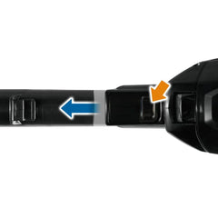 Aspirador de Pó Portátil Vertical Sem Fio Makita 40Vmax CL002GZ03 Preto LED Sem Bateria/Carregador