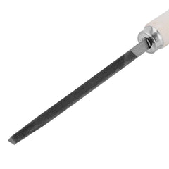 Lima Triangular Bastarda 6Pol 150mm Aço Carbono Cabo Madeira MTX 1603355 Desbaste Acabamento