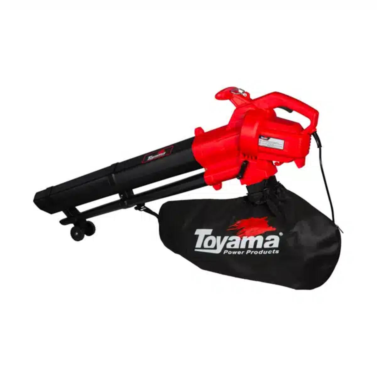 Soproaspirador de Folhas Elétrico Toyama 2000W 127V com Bolsa Coletora 40 Litros Triturador Jardinagem Limpeza Quintal