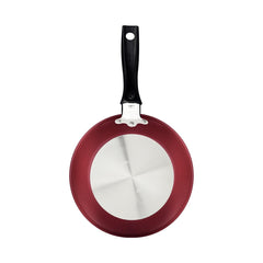 Frigideira Tramontina Turim Alumínio 24 cm 1,4 L Antiaderente Starflon Max Vermelha 1,2 mm