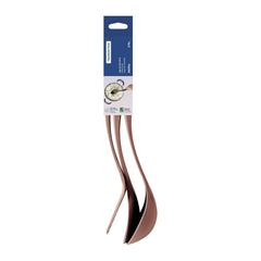 Jogo De Utensílios Tramontina Ability Nylon Mocaccino 03 Peças Resistente Até 180 Graus Celsius