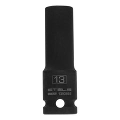 Soquete De Impacto Longo 1/2'' 13mm Sextavado Cromo Molibdenio Stels 1393955