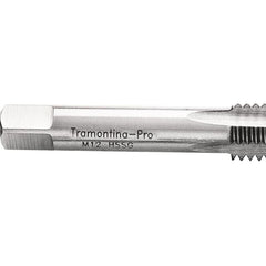 Macho Manual M8 3 Peças Tramontina PRO Aço Rápido HSS DIN 352 Rosca Grossa