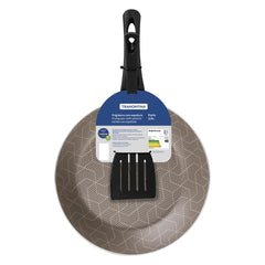 Frigideira 28 Cm 2,0 L Tramontina Paris Antiaderente Starflon Max Com Espátula Vermelha