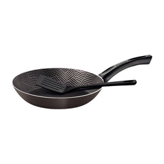 Frigideira Tramontina Paris 24 Cm 1,2 L Antiaderente Starflon Max Com Espátula De Nylon Chumbo