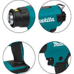 Soprador Termico Sem Fio 18V Portátil 500°C Com 1 Bateria Carregador Tubeiras Maleta DHG180RT Makita