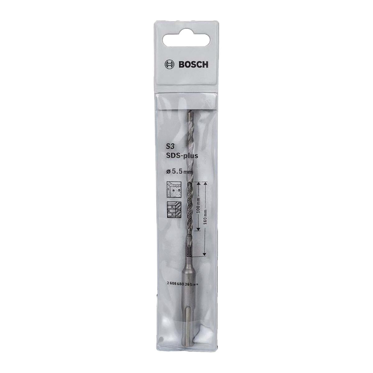 Broca Bosch Sds Plus-1 Para Concreto Ø5,5X100X160 mm