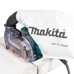 Serra Mármore 125Mm 1450W Com Coletor de Pó Chave Fixa Disco Diamantado 4100KB 127V Makita