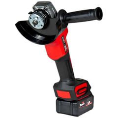 Esmerilhadeira Angular a Bateria Toyama 18V 125mm Motor Brushless Kit Bateria 4.0Ah Sem Carregador Profissional