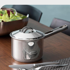 Caldeirão Tramontina Solar Aço Inox Fundo Triplo 14 cm 1,5 L Com Tampa Compatível Com Indução