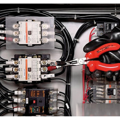 Alicate Meia Cana Isolado 6 Polegadas 1000V Tramontina PRO IEC 60900 NR 10 Aço Cromo Vanádio