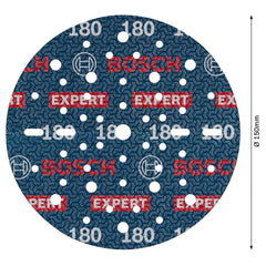 Jogo De Disco De Lixa Bosch Expert O780 150mm G180 C/ 6 Un