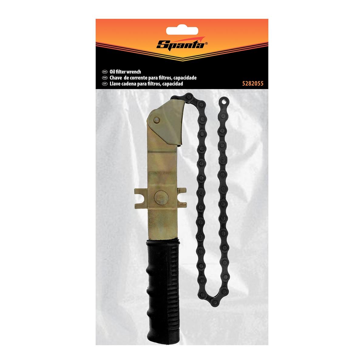 Chave De Corrente Para Filtros 5'' 125mm Aço 45 Antiderrapante Sparta 5282055