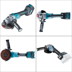 Esmerilhadeira Angular 125Mm Sem Fio 40V Resistência Água Motor BL Com Sistema AWS GA029GZ Makita