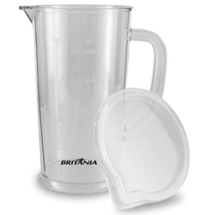 Mixer BMX400P 500W 3 em 1 Britânia Preto Com Jarra Copo Batedor de Claras 220V