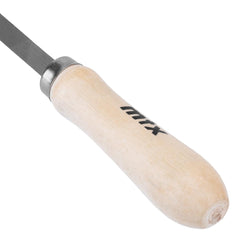 Lima Triangular 150 mm 6” Cabo Madeira Aço Carbono Precisão MTX 1602355