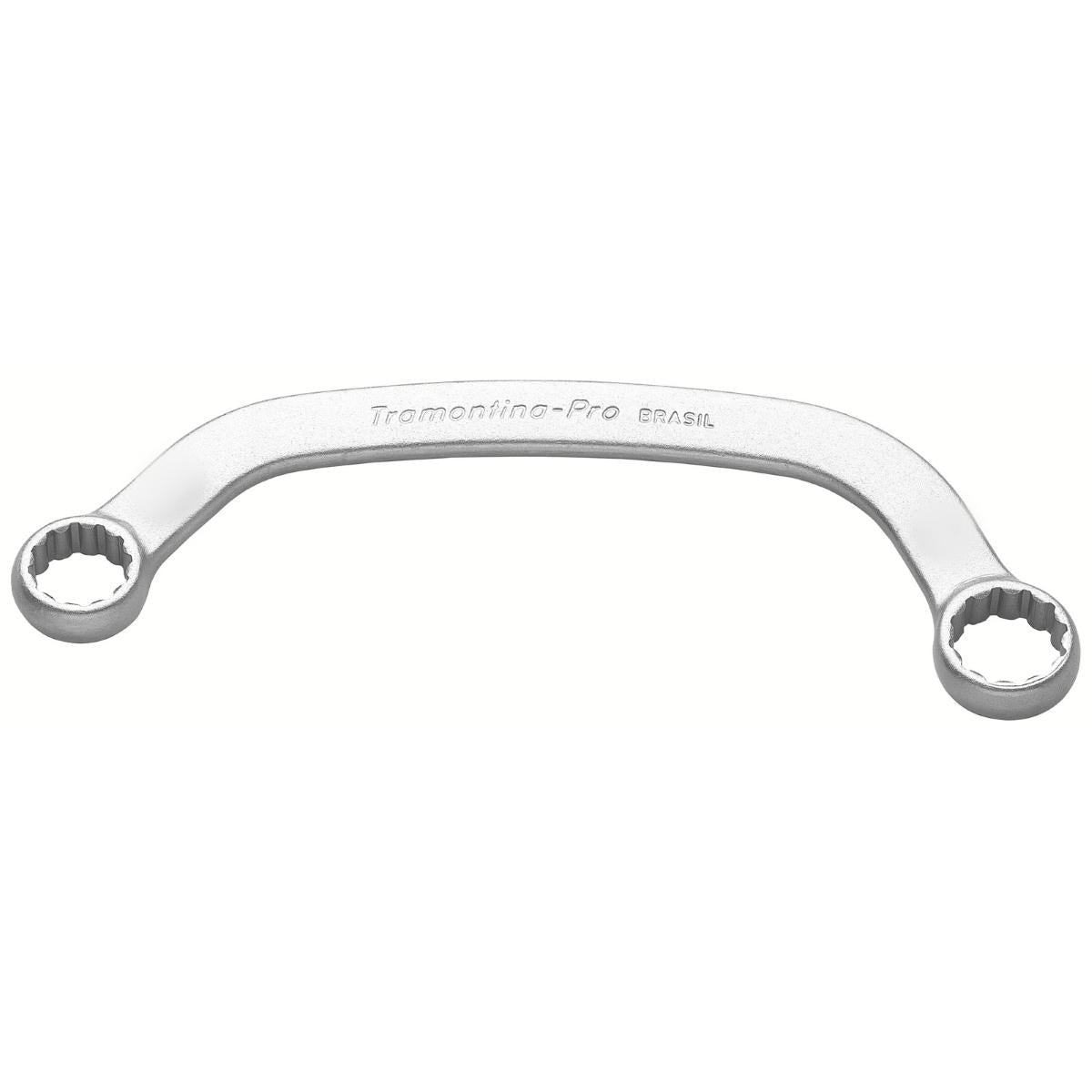Chave Meia‑Lua 19x22 mm Aço Cr‑V Cromado Norma DIN 3318 Tramontina PRO