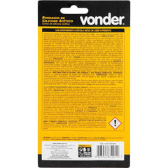 Borracha Silicone Cinza 50G Acético Blister Vonder