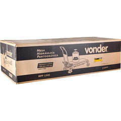 Mesa Hidráulica Pantográfica 1500Kg 1500Kg 1000mm 610mm Vonder MPP1500