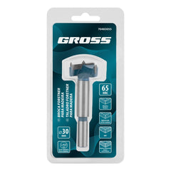 Broca Fresa Forstner Para Madeira 30mm Haste Cilíndrica Aço Rápido HSS 1pc