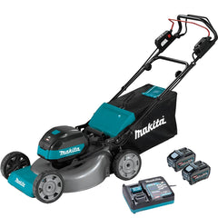 Carrinho Cortador de Grama 530Mm Sem Fio 40V Com 2 Baterias Carregador LM002GT201 127V Makita