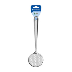 Espumadeira Tramontina Utility Em Aço Inox Com Acabamento Brilhante Resistente Lava Louças 1 Peça
