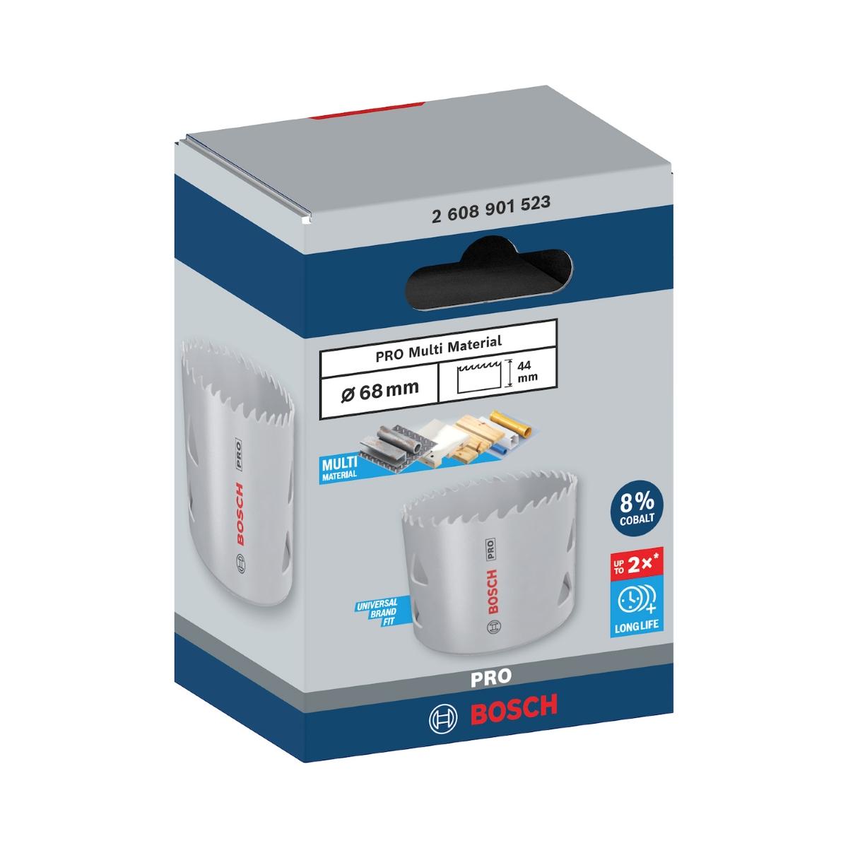 Serra Copo Bosch Pro Multi Material Cobalto 68 mm 2.11/16''