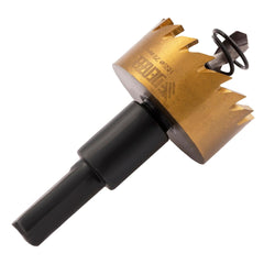Serra Copo Para Metal Revestimento Nitreto Titânio 29mm Aço HSS Monolítica Alta Precisão