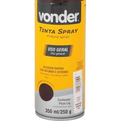 Tinta Spray Acrílica Marrom 350ML/250G Vonder
